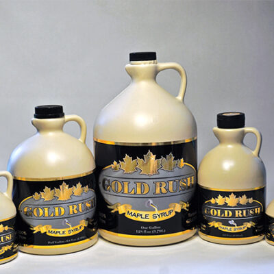 Pure Vermont Maple Syrup in a multitude of sizes